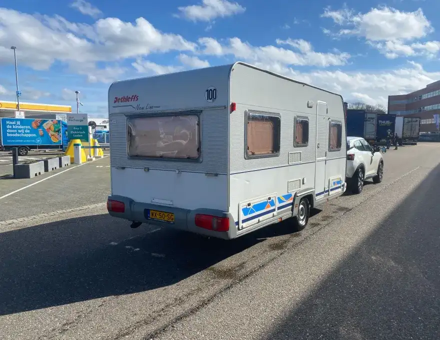 Dethleffs lichtgewicht caravan
