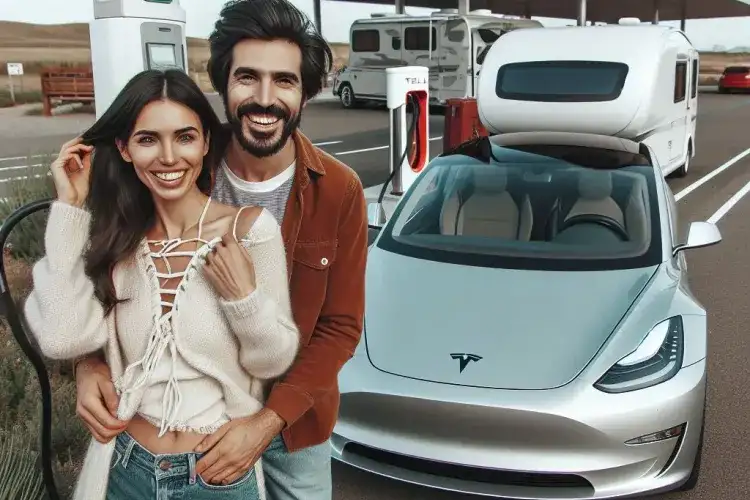 EV met Caravan