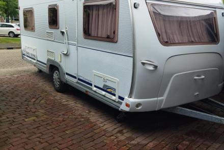 Dethleffs caravan 510V, lengte bedden, mover, voortent, zakluifel