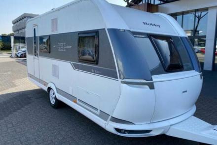 Hobby 490KMF 2016 stapelbed - caravan te koop